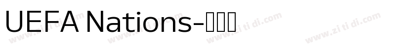 UEFA Nations字体转换